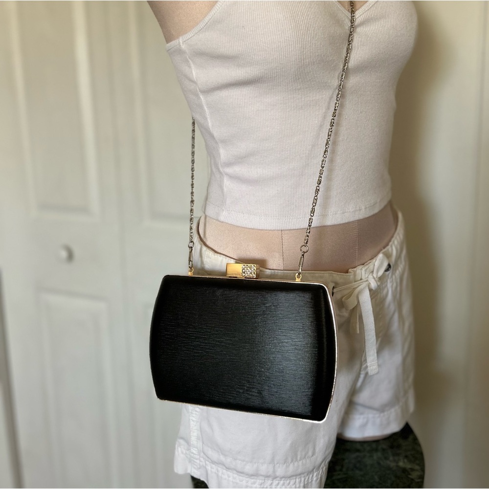 Evening black Purse Clutch shoulder crossbody bag